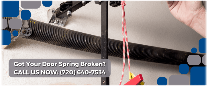 Broken Garage Door Spring Castle Pines CO